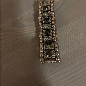 Elegant Black Beaded Bracelet